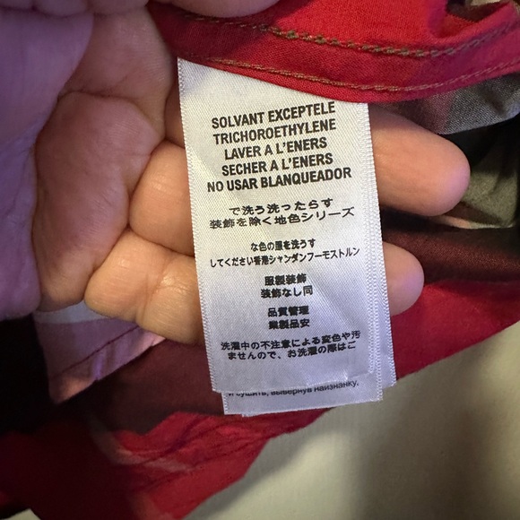 Burberry Red and Black Plaid Shirt - Picture 5 of 7